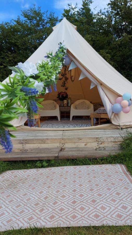 Hopgarden Glamping - Luxury 6M Bell Tent Wadhurst Exterior foto