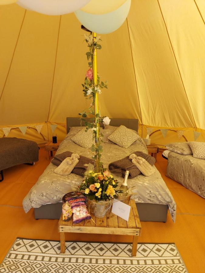 Hopgarden Glamping - Luxury 6M Bell Tent Wadhurst Exterior foto